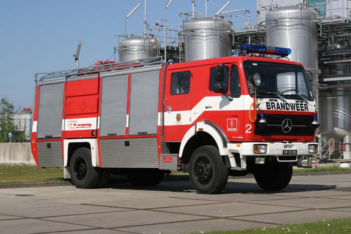 Works Fire Brigade Solvay Duphar Weesp Mercedes