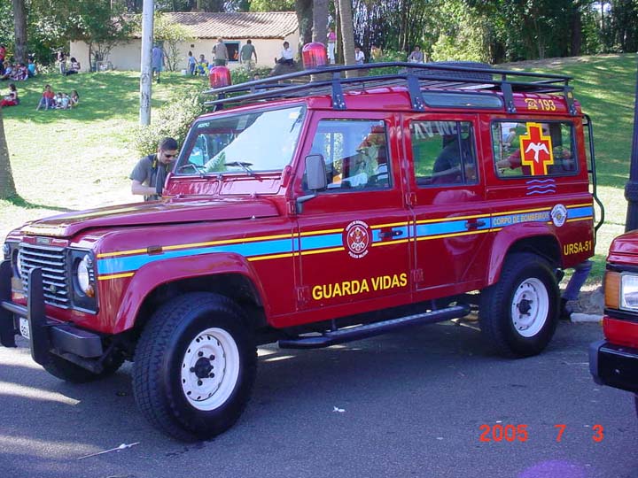 Bombeiros São Paulo Brazil Land Rover Defender