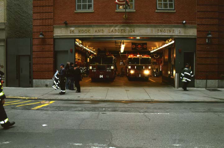 FDNY Ladder 24 and Engine 1