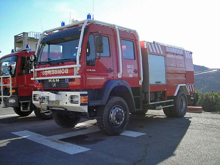 Bombeiros Miranda do Doura MAN tender in Portugal