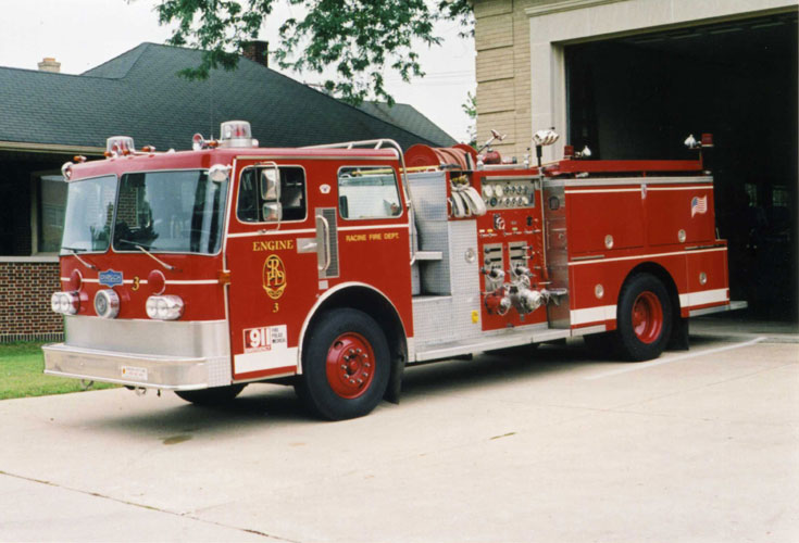 Racine Fire department Wisconsin Pirsch