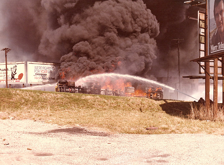 Birmingham, Alabama gasoline fire.