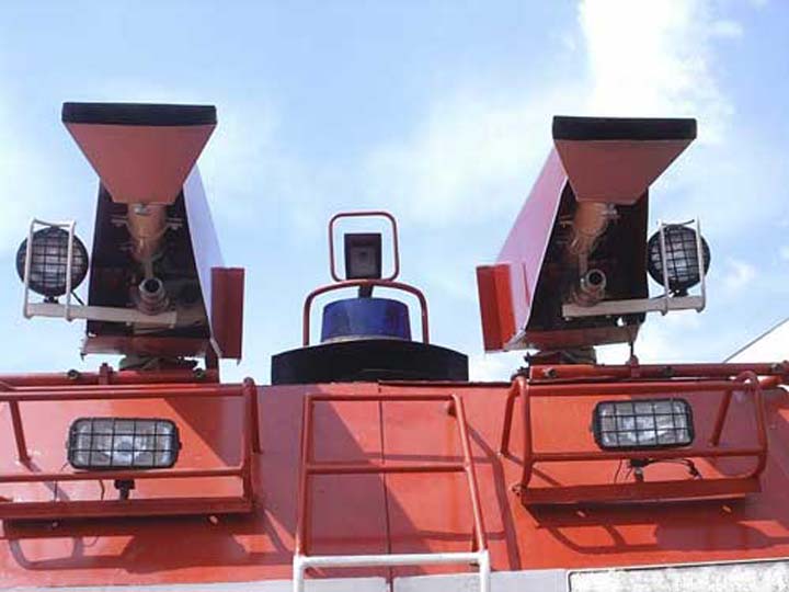 Detail of SPOT-55 Fire Fighting Vehicle Slovakia 