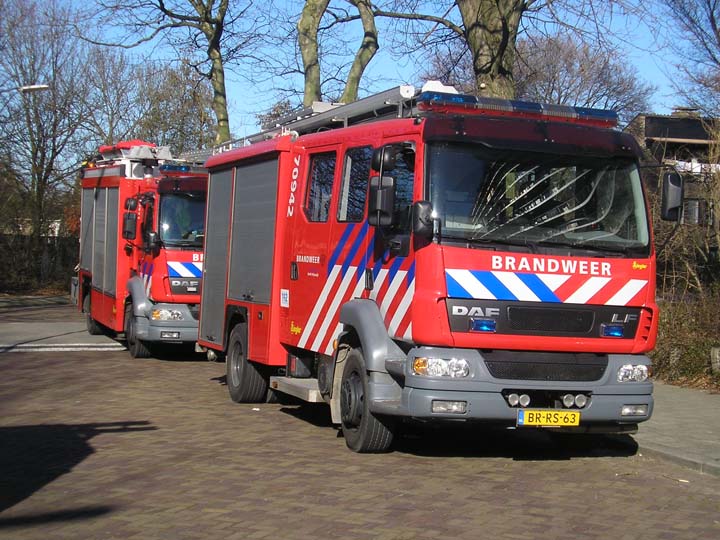 Brandweer Rijswijk Watertender and Emergency Tende