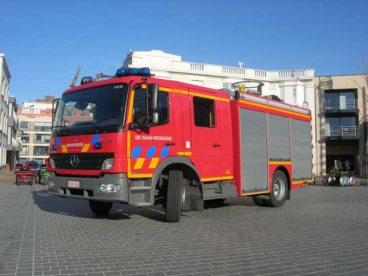 Brandweer De Haan-Wenduine Mercedes Atego