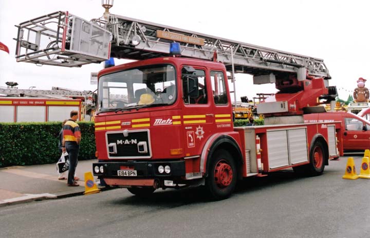 East Sussex FRS MAN Turntable ladder Eastbourne