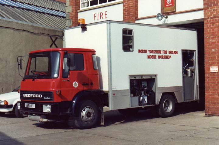 North Yorkshire Fire Brigade Mobile Workshop