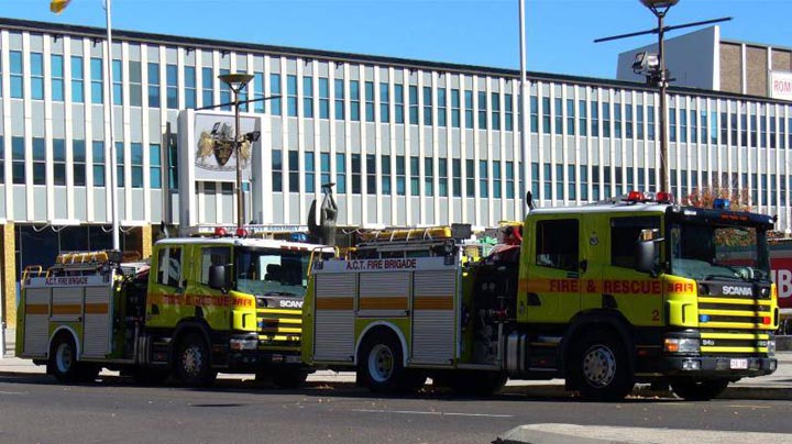 Scania P94D urban pumpers, Canberra 