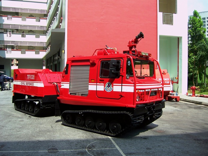 Singapore Hagglund Sengkang Fire station
