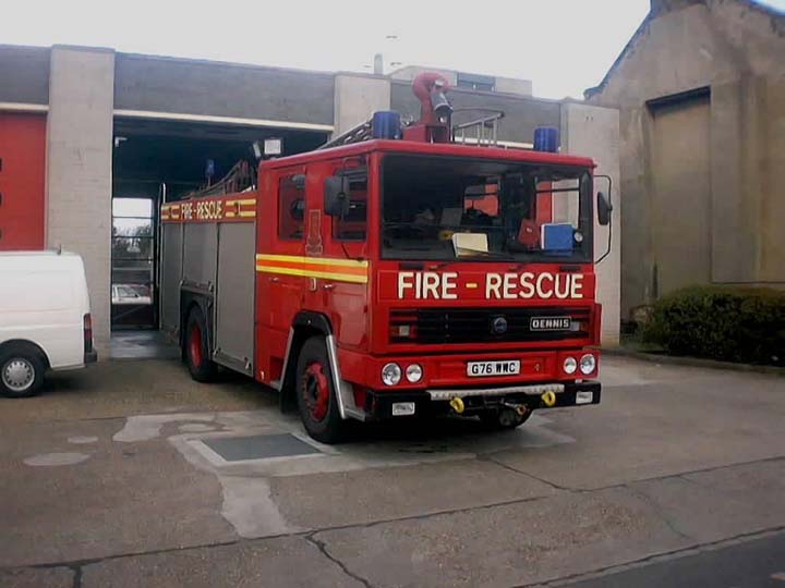 Essex fire and rescue Dennis