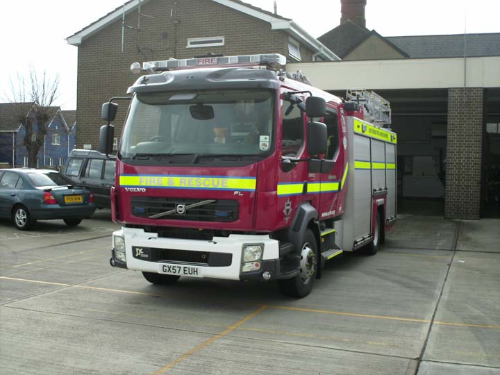 East Sussex fire and rescue service Volvo GX57EUH
