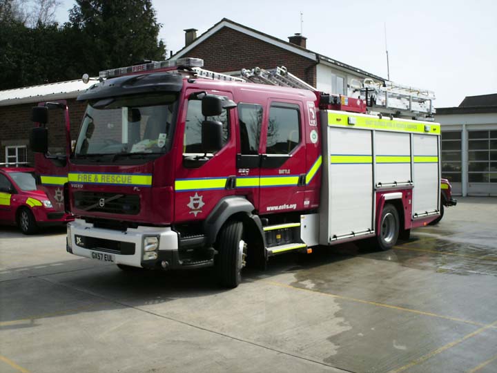 Volvo FLL-15 at Battle Fire Station, East Sussex 