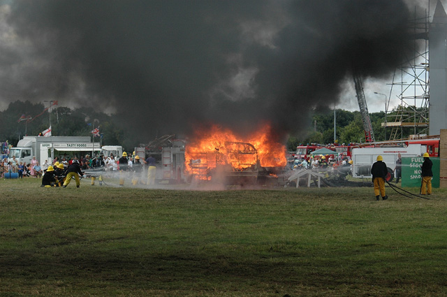 Fighting fire