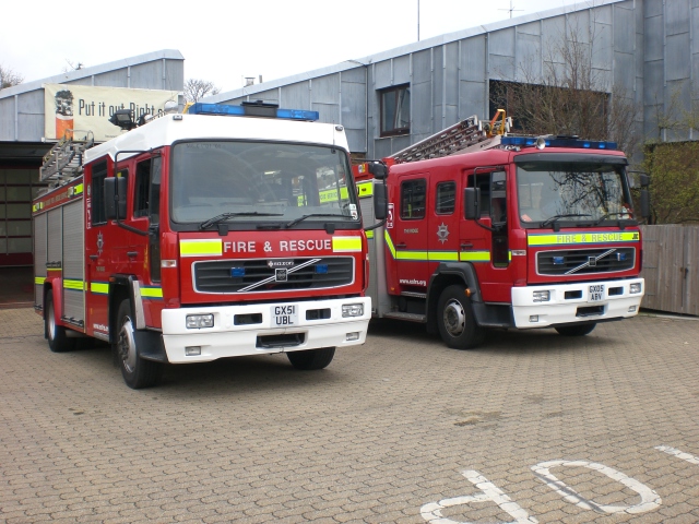 East Sussex FRS Volvo The Ridge Fire station