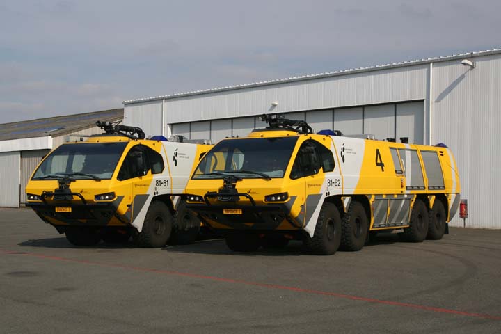 Groningen Airport Eelde E-One CTs crash tenders
