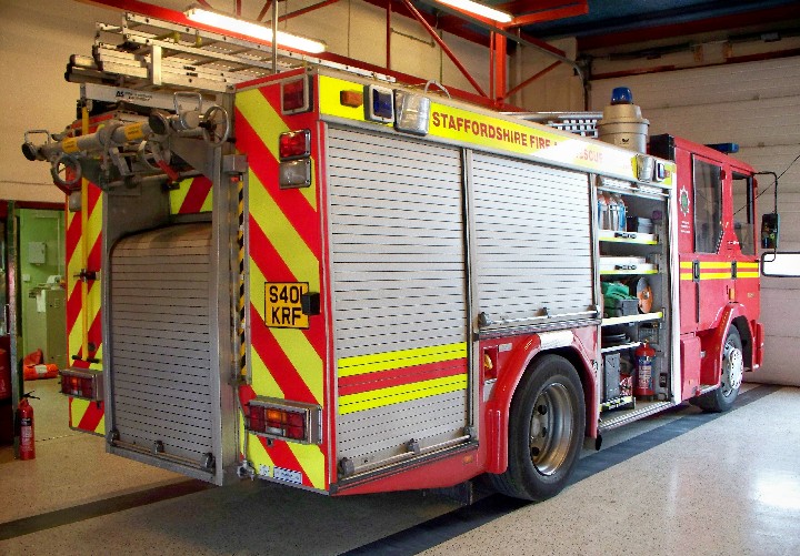 STAFFORDSHIRE DENNIS  RESCUE LADDER