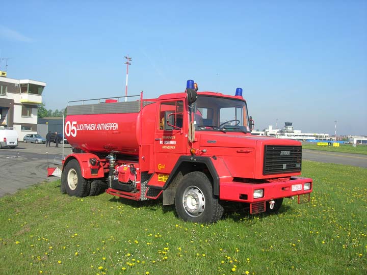 Airport Fire service Antwerpen Fiat Watercarrier