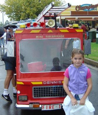 Mini Dennis fire engine