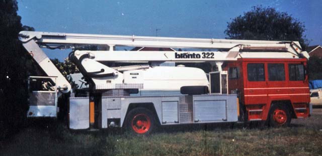 Bronto Hydraulic Platform on Shelvoke chassis