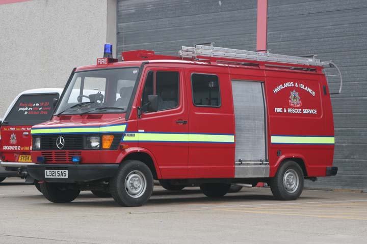 Highlands & Islands Fire &  Rescue Mercedes