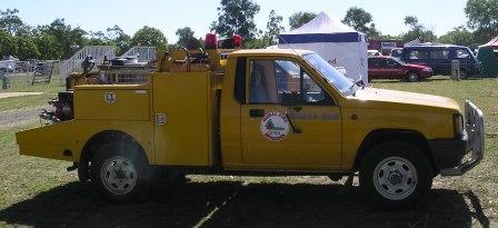 Queensland rural fire brigade triton 4x4