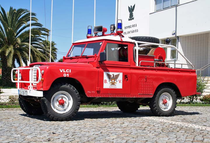 Bombeiros Murtosa Portugal Land Rover