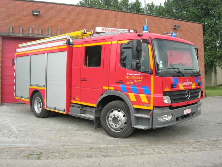 Brandweer Roesbrugge Mercedes Watertender