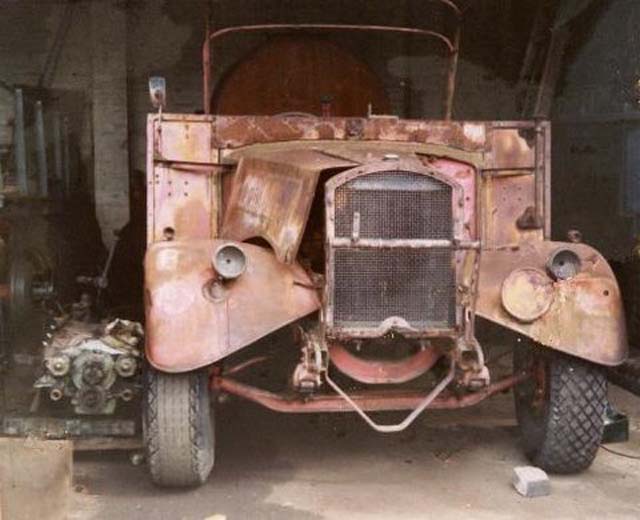 Fordson WOT 1 before restoration. 