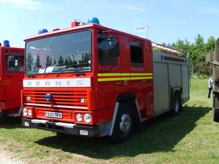 F820 SFA. Staffordshire Dennis Classic CV Show