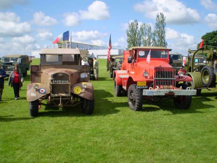 1940s Fordson and International at Duxford
