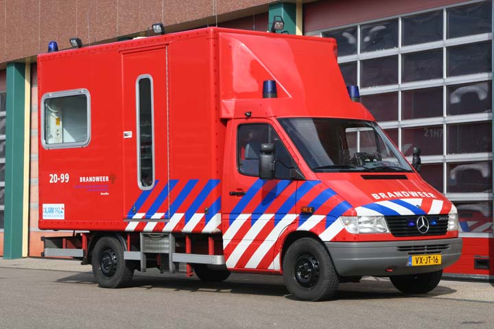 Brandweer Drenthe Incident Control Unit Mercedes