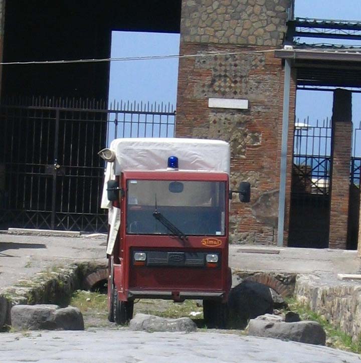 Vigili del Fuoco Pompeii Italy Fire engine 