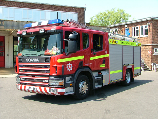 Scania Kent Fire Rescue service