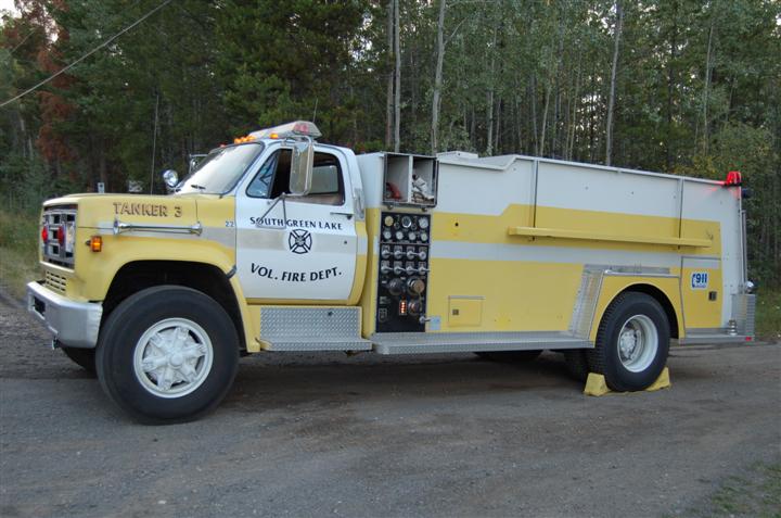 South Green Lk Volunteer Fire Department Tanker 3