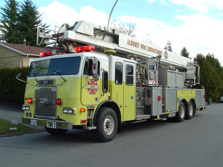 Surrey Fire Service Tower 1 Retired