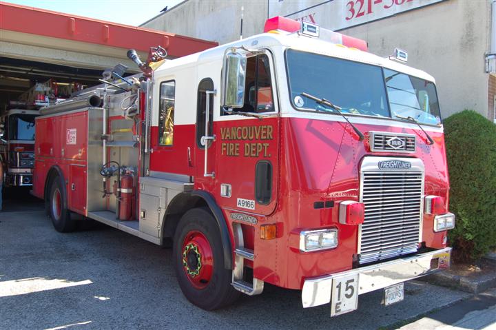 Vancouver Fire Rescue Service Engine 15 Old