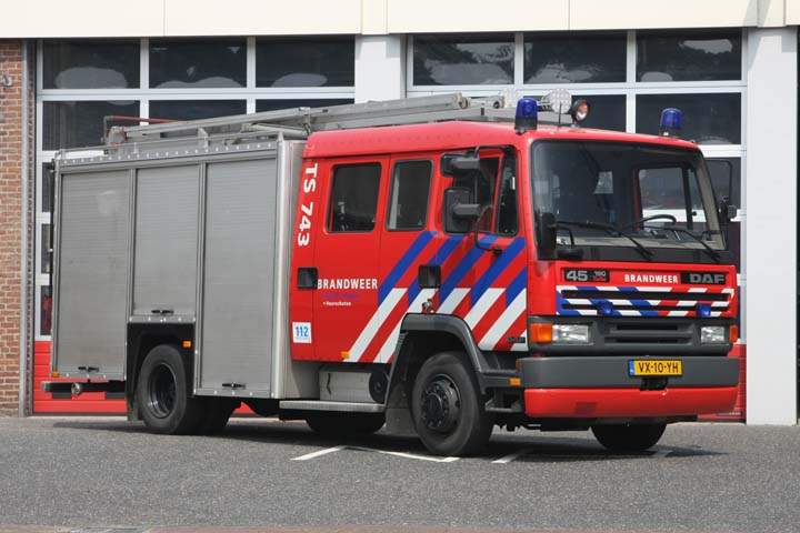 Brandweer Voorschoten DAF FF45  Watertender