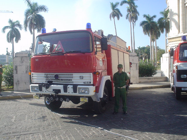 Rescue Unit, Magirus Deutz, Havana, Cuba