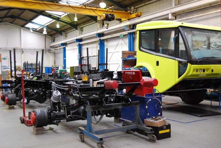 Carmichael Cobra C2 crash tender production line