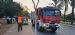 Iveco fire truck in action