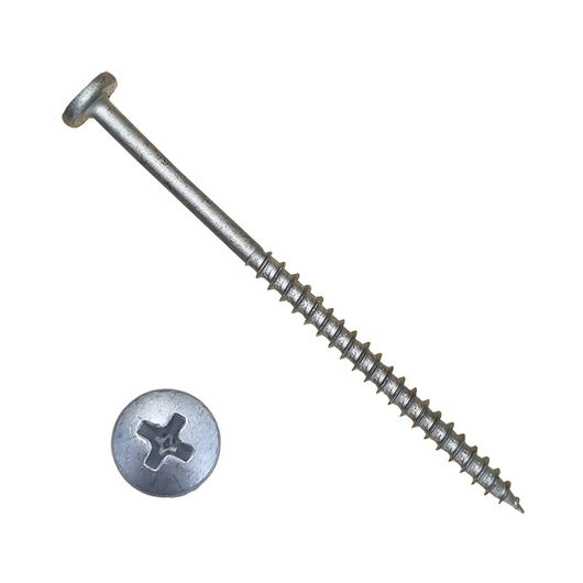 Pan Head Screws for PVC Transoms - Zinc