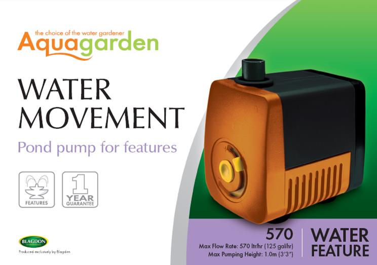 Aquagarden 570 Feature Pond Pump Maidenhead Aquatics