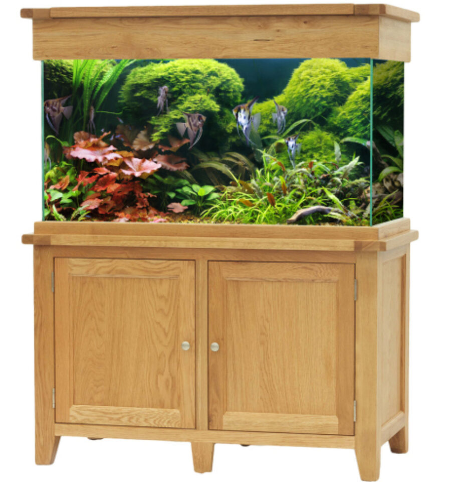 Aqua Oak 120cm x 60cm '2 Doors' Aquarium and (AQ120D