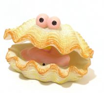 Blue Ribbon Bubbling Action Clam (10 x 8 x 5cm)