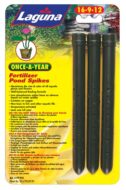 Laguna Plant Grow Fertilizer Pond Spikes, 18 cm 3-pack.