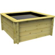 The Garden Timber Company 1.5m x 1m Wooden Fish Pond (44mm plank, 27cm high)