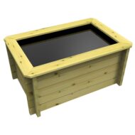 The Garden Timber Company 1.5m x 1m Wooden Fish Pond (44mm plank, 69cm high)
