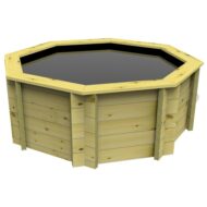 The Garden Timber Company 10ft Octagonal Wooden Fish Pond (44mm plank, 80cm high)