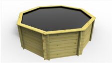 The Garden Timber Company 12ft Octagonal Wooden Fish Pond (44mm plank, 107cm high)