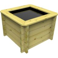 The Garden Timber Company 1m x 1m Wooden Fish Pond (44mm plank, 80cm high)